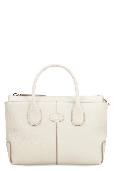 Tod's Tods Di Smooth Leather Tote Bag