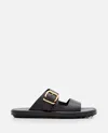 Tod's Double Band Sandal In Black