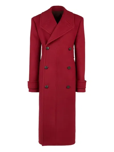 Tod's Double-breasted Coat In Animal Print