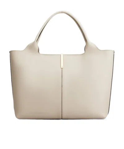 Tod's Double-handle Handbag In Nude