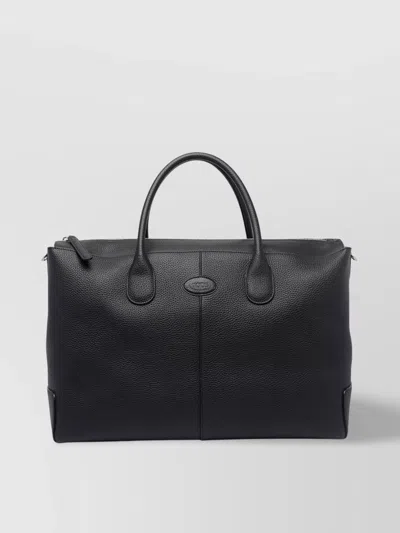 Tod's Double Handle Leather Shoulder Bag