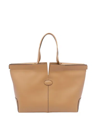 Tod's Double-handle Leather Tote Bag
