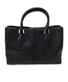 Tod's Double Handle Shoulder Bag In Black