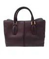 Tod's Double Handle Shoulder Bag In Black