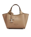 Tod's Double Handle Shoulder Bag In Brown