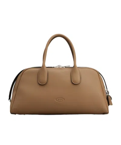 Tod's Double Handle Shoulder Bag In Green