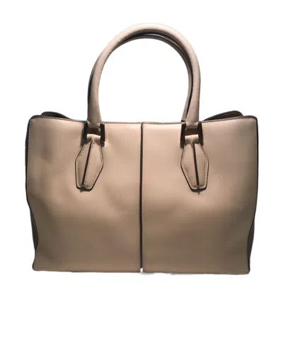 Tod's Double Handle Shoulder Bag In Multicolor