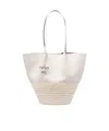 Shop Tod's Double Handle Shoulder Bag In White