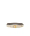 Tod's Belt Adjustable Length Gold-tone Buckle In Neutral
