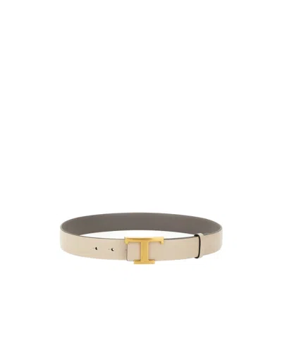 Tod's Double-sided Belt In Brown