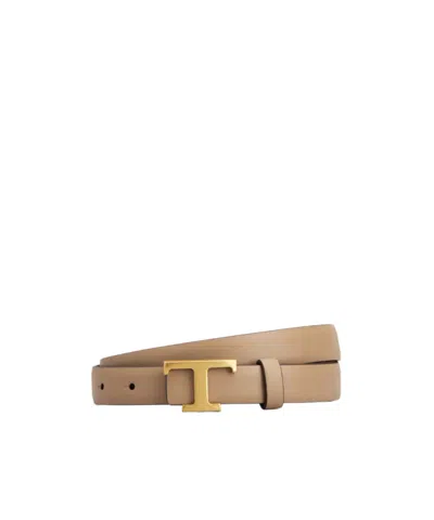 Tod's Double-sided Belt In Pink