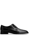 Tod's Double-strap Leather Monk Shoes In Black