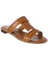 Tod's Cuoio Legg. 37b Sandalo Doppia T In Brown