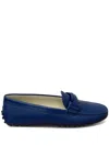 Tod's Double-t Loafers In Blue
