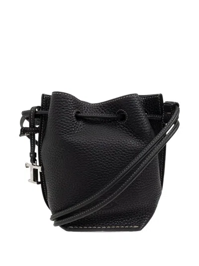 Tod's Drawstring Leather Bucket Bag