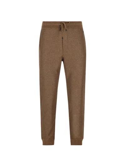 Tod's Drawstring-waist Trousers In Brown