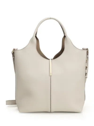 Tod's Ebr Due Manici Piccola Handbags White