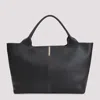 Tod's Medium-small Leather Shopping Bag In Black