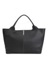 Tod's Tod`s Ebr Medium Shopping Bag In Black