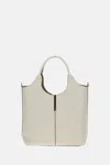 Tod's Ebr Small Two Handles In White