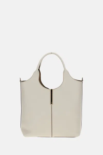 Tod's Ebr Small Two Handles In White
