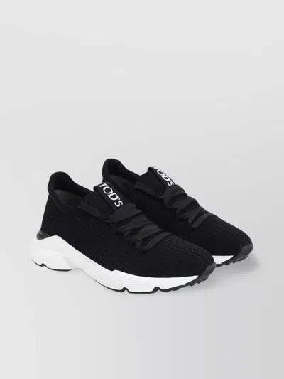 Tod's Elastic Knit Vamp Sneakers In Multi