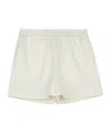 Tod's Elasticated Shorts In Neutral