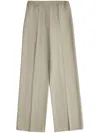 Tod's Elasticated-waist Straight-leg Trousers In Neutrals