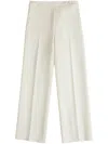 Tod's Elasticated-waist Virgin-wool Trousers In White
