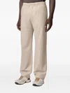 Tod's Elasticated-waistband Trousers In Neutral
