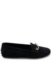 Tod's Embellished Loafers In Black