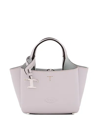 Tod's Embossed-logo Tote Bag