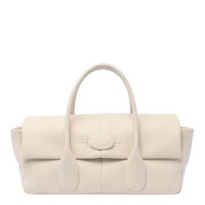 Tod's Tods Ew Di Bag Reverse Handbag In Neutral