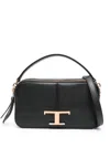 Tod's Fashionable Black Leather Handbag For Women In Black