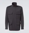 Tod's Field Jacket In Gray
