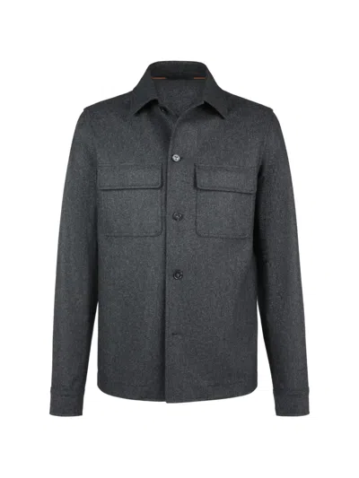 Tod's Flap-pocket Shirt Jacket In Black