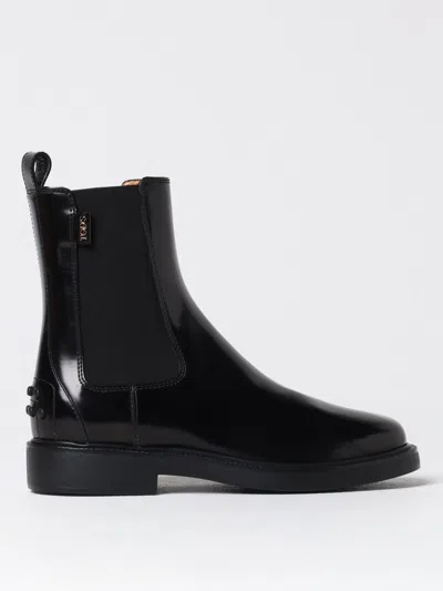 TOD'S FLAT ANKLE BOOTS TOD'S WOMAN COLOR BLACK,F89896002