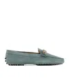 Tod's Flat-bottomed Happy Shoes In Green