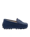 Tod's Flat Casual Shoes In Blue
