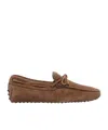 Tod's Flat Round-head Casual Shoes In Brown