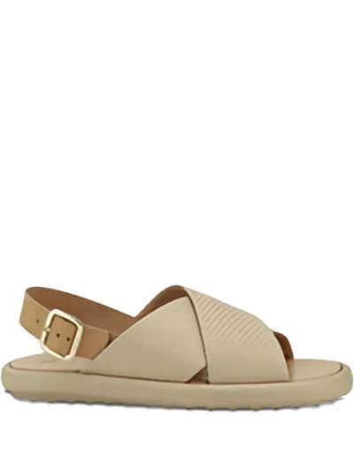 Tod's Flat Sandals In Neutral