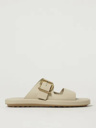 Tod's Flat Sandals  Woman Color Beige