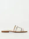 Tod's Flat Sandals  Woman Color White