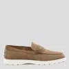 Tod's Brown Suede Loafers