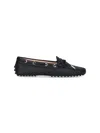 Tod's Bow-decorated Flat Shoes In Black