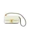 Tod's Micro Flap Leather Crossbody Bag In White