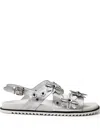 Tod's Flower-embellished Buckle Sandals
