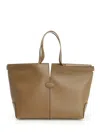 Tod's Folio Shopping Bag In Brown