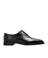 Tod's Francesina Leather Oxford Shoes In Black
