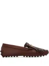 Tod's Fringe-detail Leather Loafers